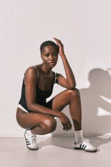 Women'secret Maillot de bain color block dos nu noir et blanc noir