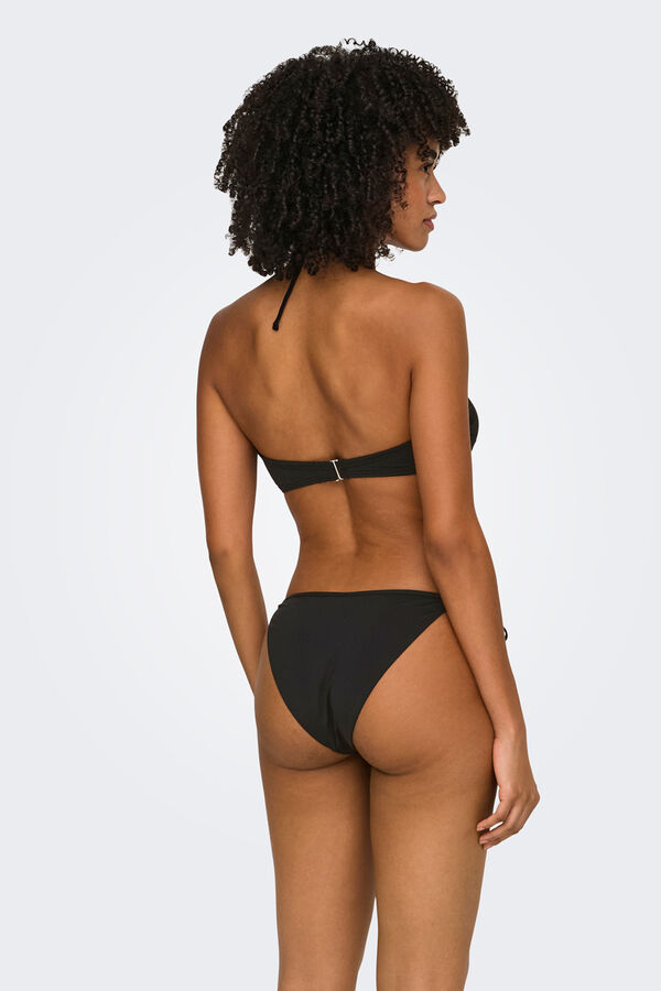 Only Black classic bikini bottoms black