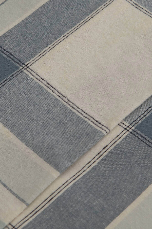 Textura S&aacute;bana franela algod&oacute;n. Cama 150-160cm. marfil