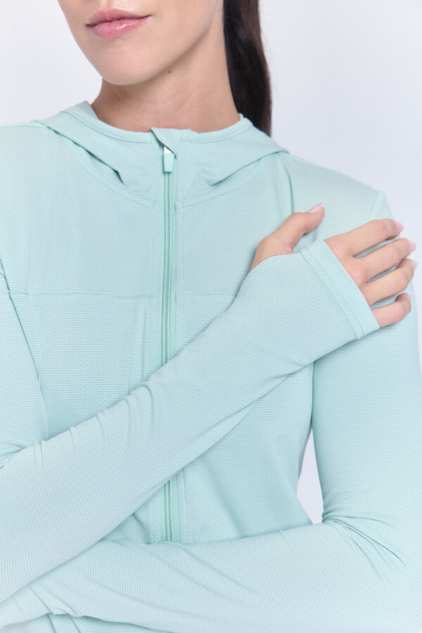 Only Play Hooded training jacket B-Dry grey