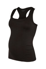 Mamalicious Top deportivo Maternity y lactancia negro