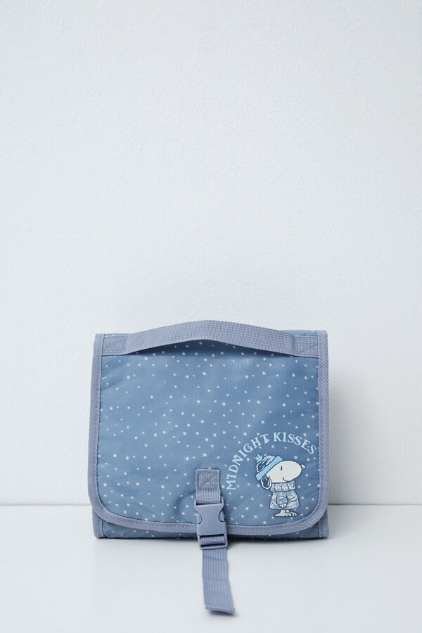 Women'secret Large Snoopy hanging vanity case blue