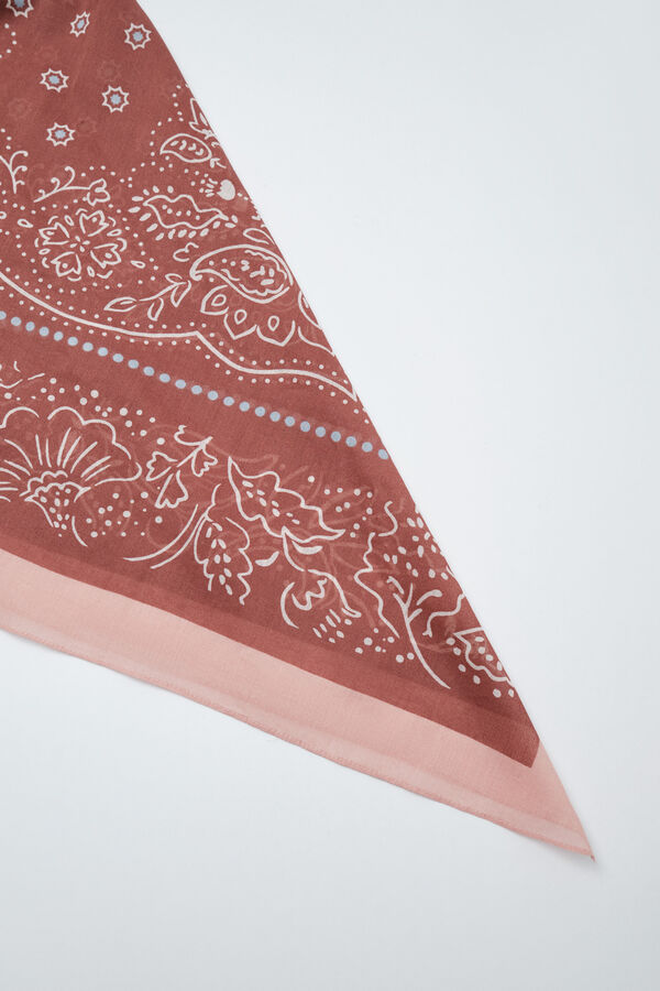 Women'secret Foulard bandana marron nude