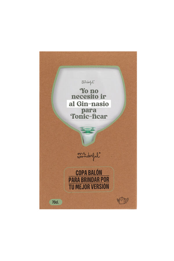 Mr. Wonderful Copo bal&atilde;o estampado