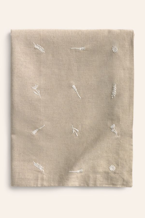 Calma House Mantel lino lyocell algod&oacute;n 160x250 beige