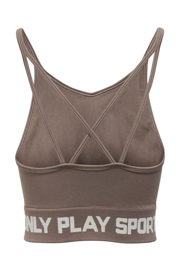 Only Play Calvin Klein logo non padding bra blue grey