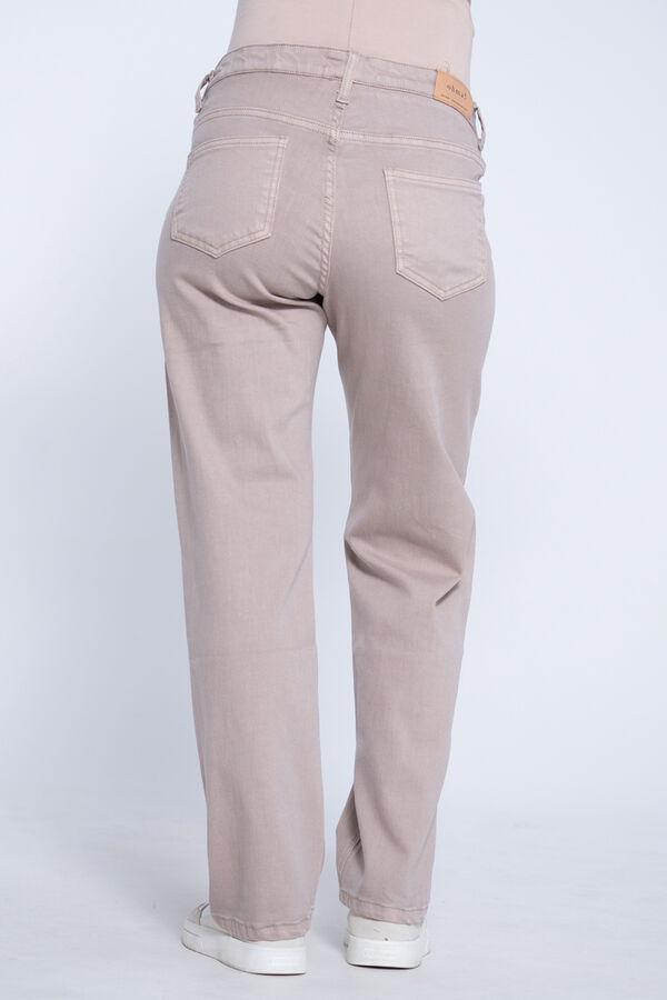 Ohma! Maternity straight jeans brown