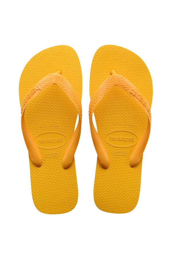 Havaianas Flip-Flops Hav. Gelbes Oberteil mit Print