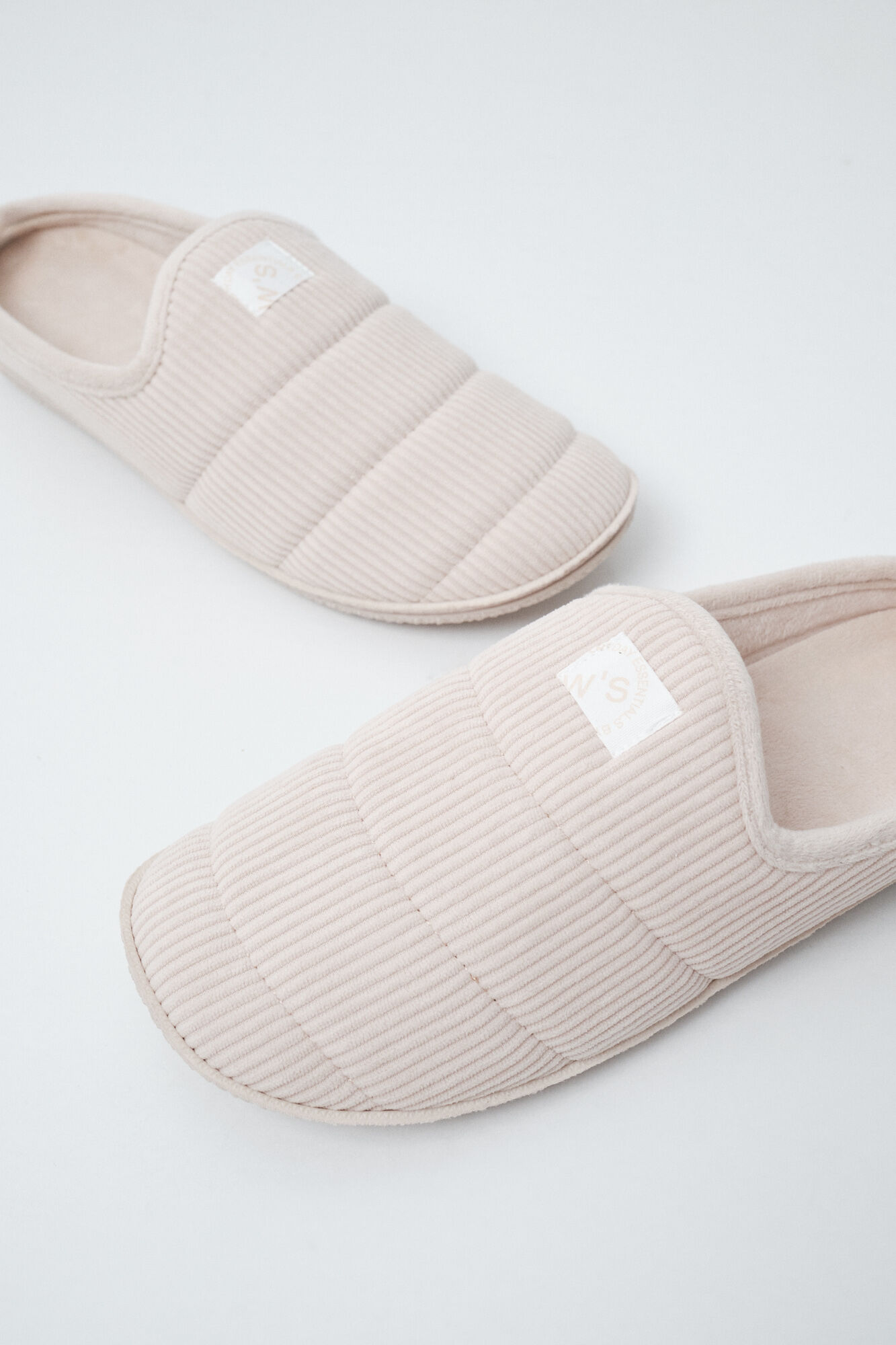 Women'secret Zapatillas casa suela acolchada beige