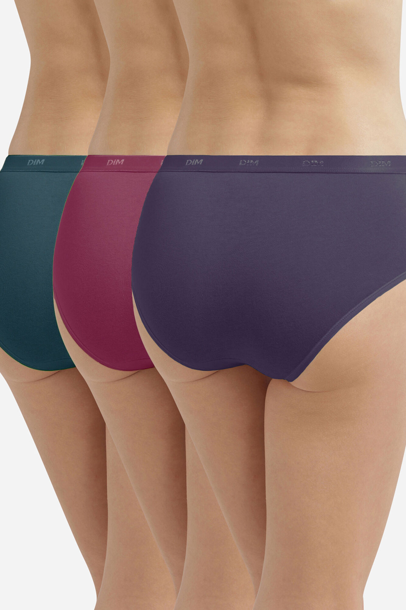 DIM Pack de 3 b&oacute;xers de algod&oacute;n el&aacute;stico