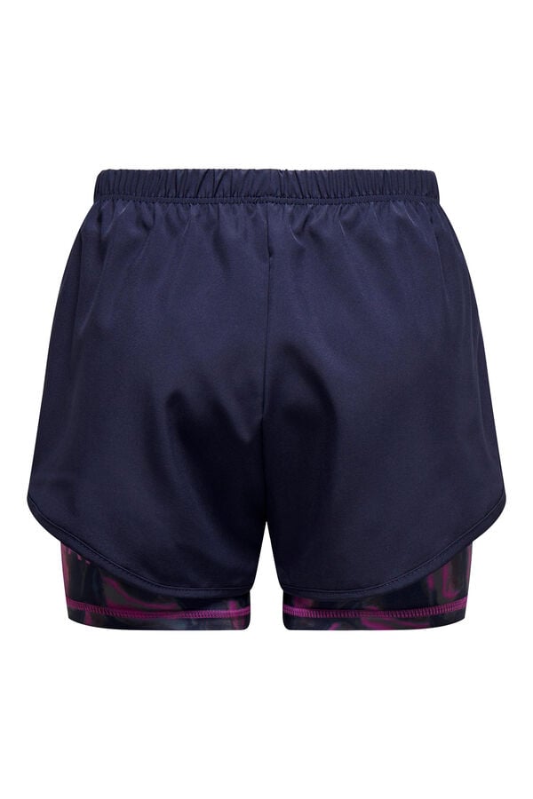Womensecret Printed sports tight shorts kék