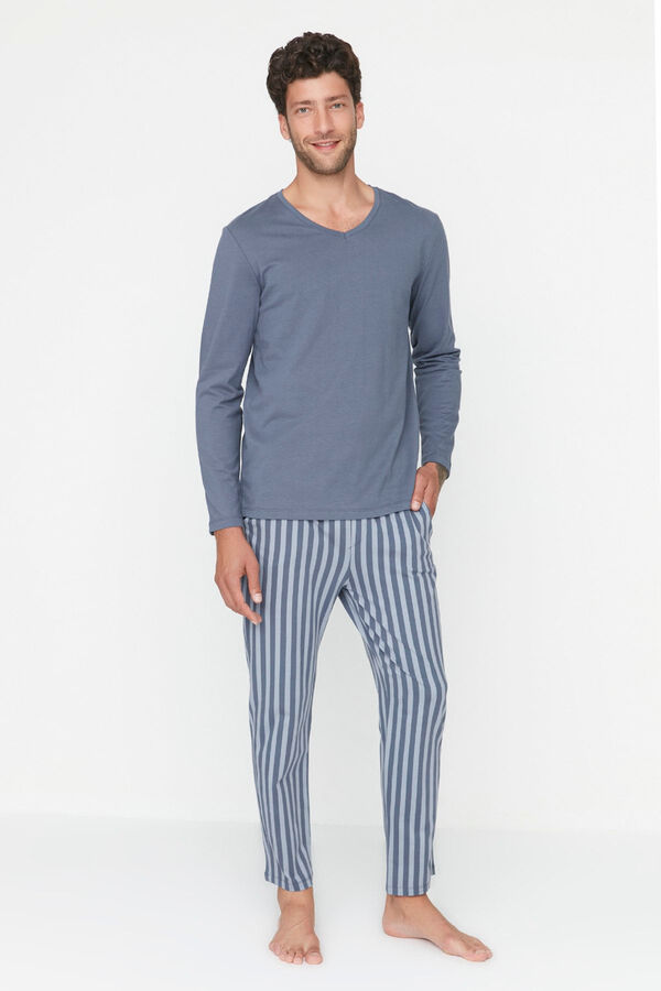 Pantalones De Pijama Beige Para Hombre Con Bolsillo, Pantalones Largos Para Dormir Para Familia, Vacaciones, Hogar, Talla S, 01