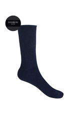 Punto Blanco Calcetines cortos de lana azul