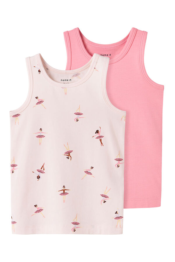 Name it Lot de T-shirts &agrave; encolure ballerine rose