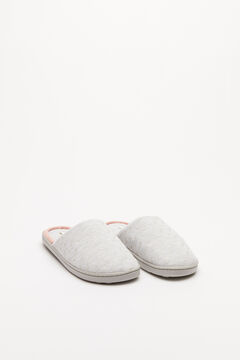 Womensecret Grey slippers with Women'secret logo grey