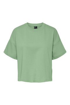 Womensecret Camiseta de algodón verde