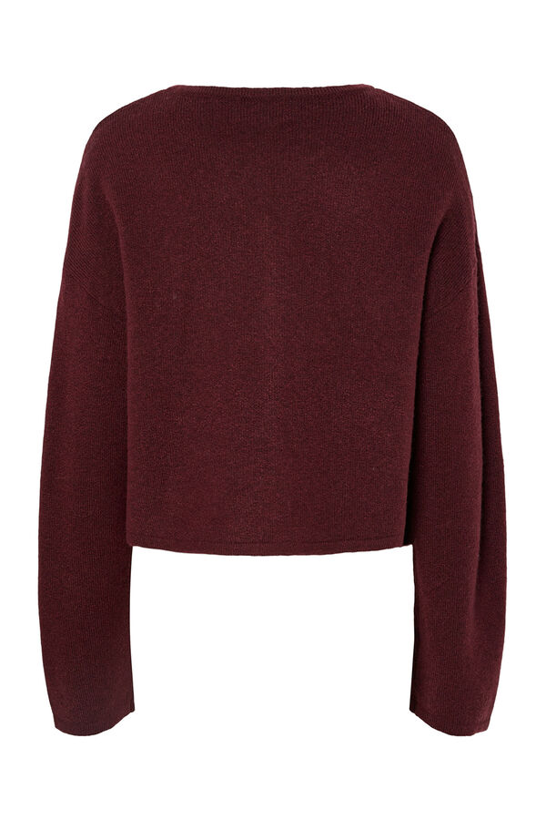 Pieces C&aacute;rdigan de punto rojo