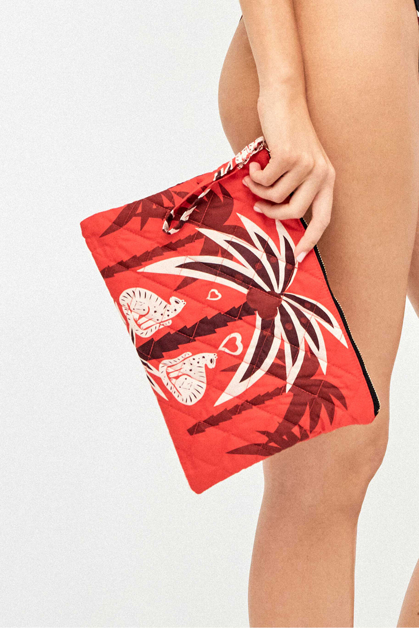 Gisela Strand-Print-Kosmetiktasche