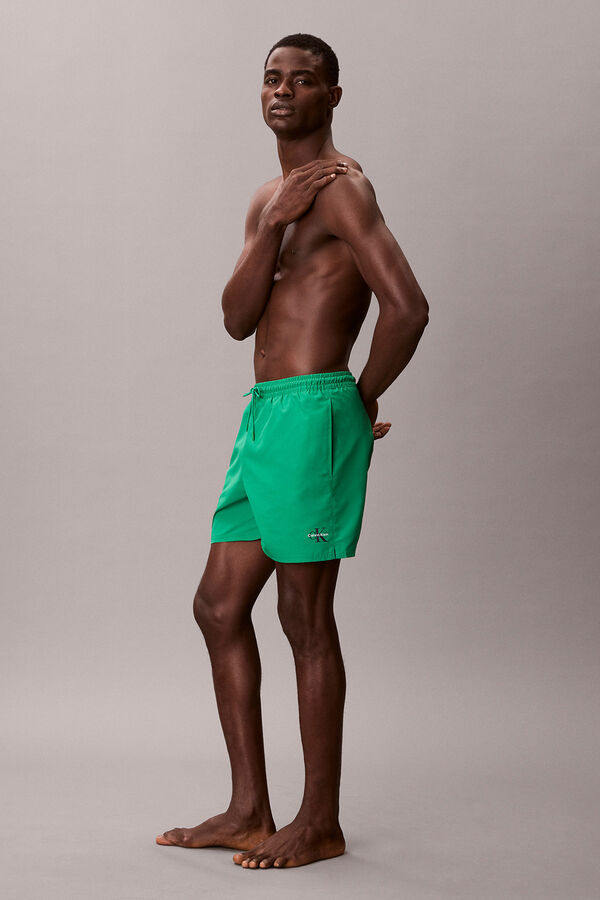 Calvin Klein Ba&ntilde;ador largo medio cord&oacute;n verde