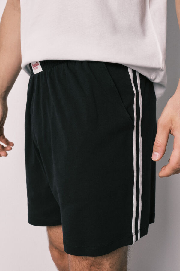 Women'secret Snoopy cotton short men's pyjamas beige