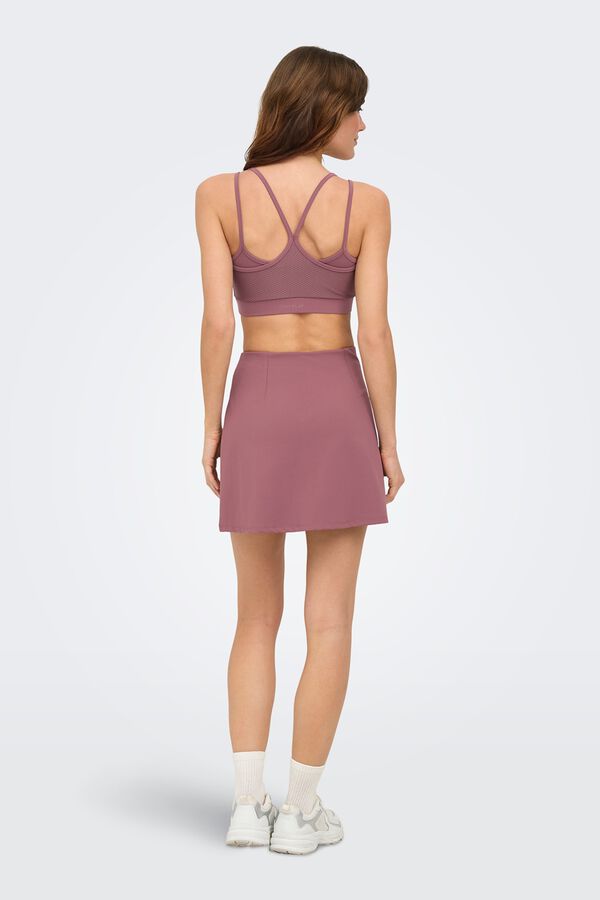 Only Play Sujetador deportivo detalle Mesh fucsia