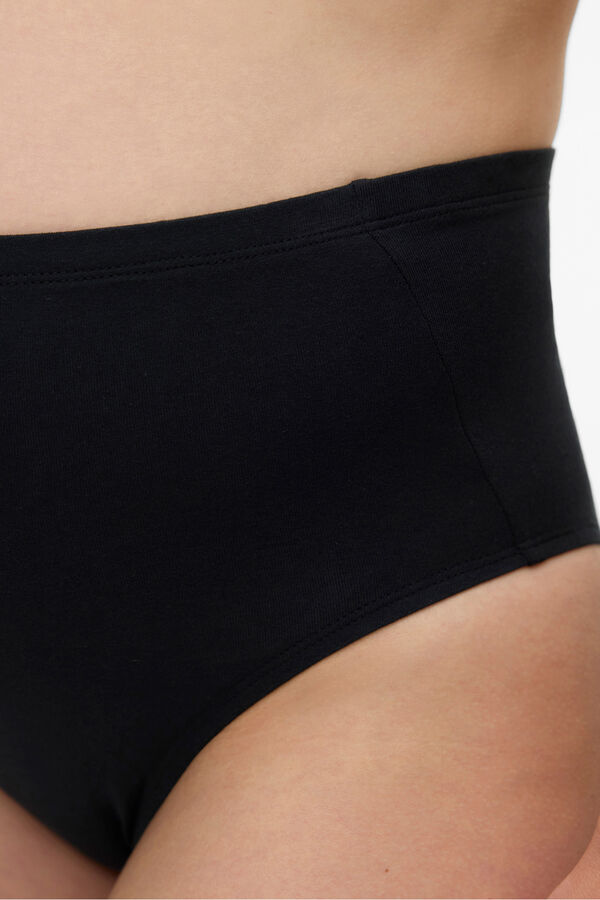 Mamalicious Pacote com 3 cuecas de maternity preto