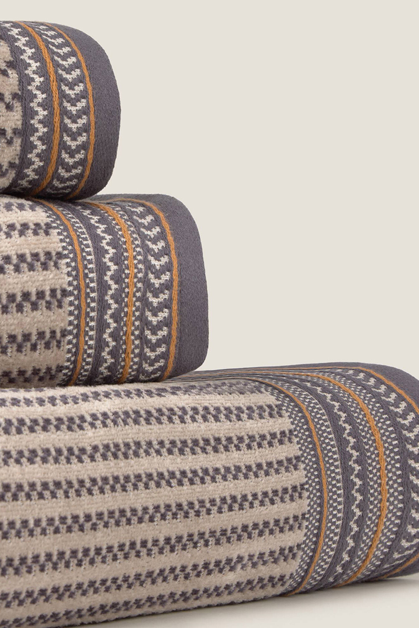 Textura Toalla rizo velour rayas