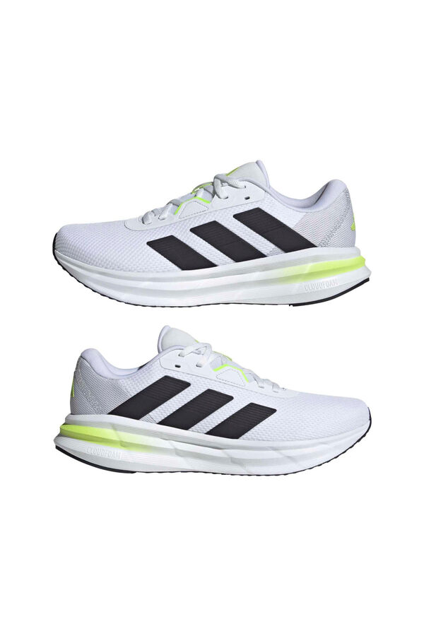 Adidas Galaxy 7 3-stripe running trainers white