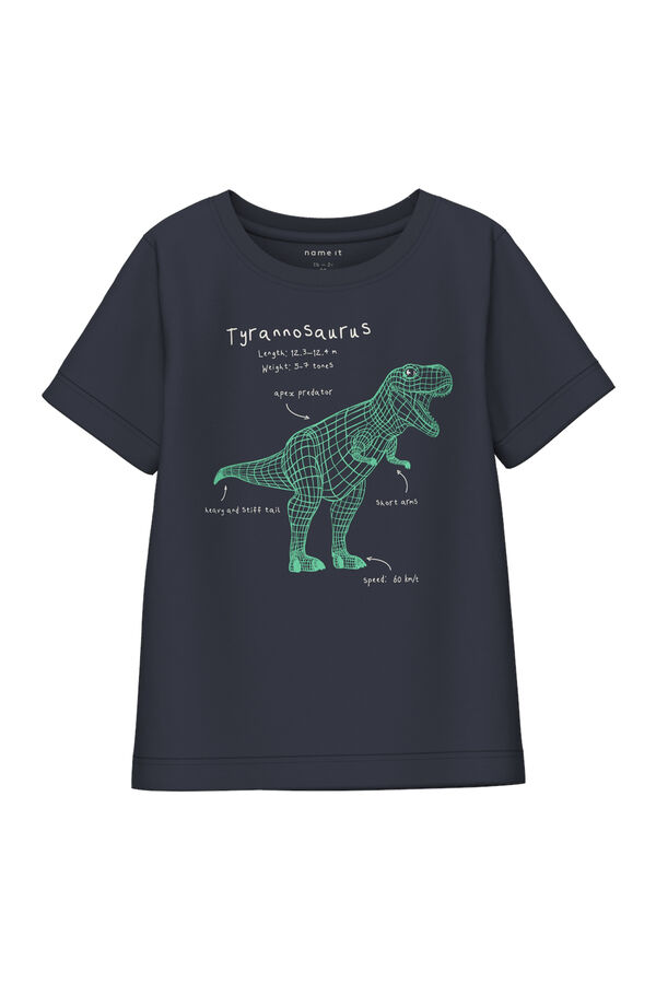 Womensecret Boy's dinosaur t-shirt blue