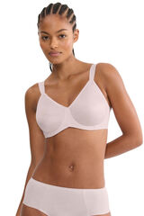 Triumph Sujetador reductor con aro jacquard rosa