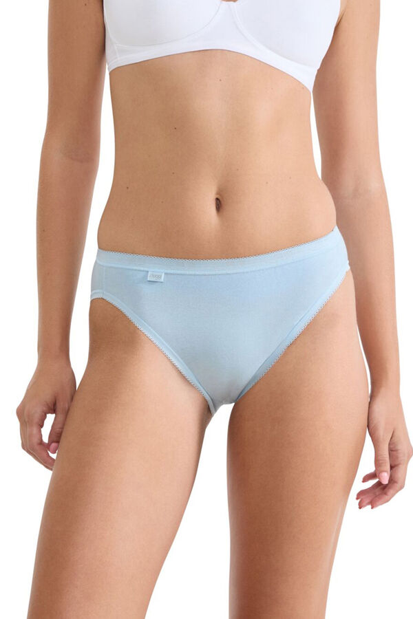 Sloggi Pack 3 bragas altas invisibles azul