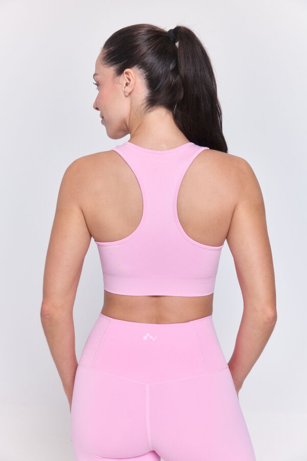 Only Play Medium intensity cups sports bra pink