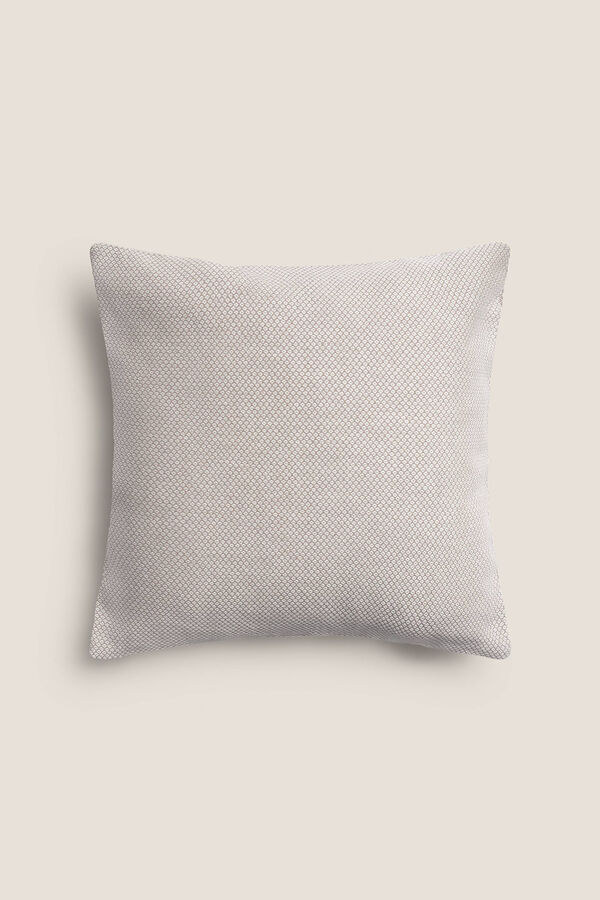 Womensecret Two-tone cotton cushion cover barna