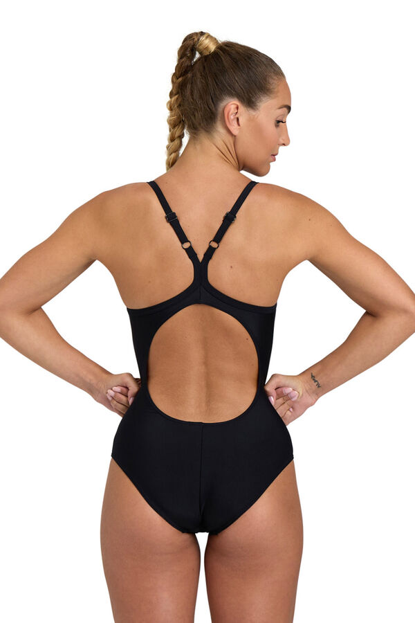 Womensecret Women's Arena Solid swimsuit  black
