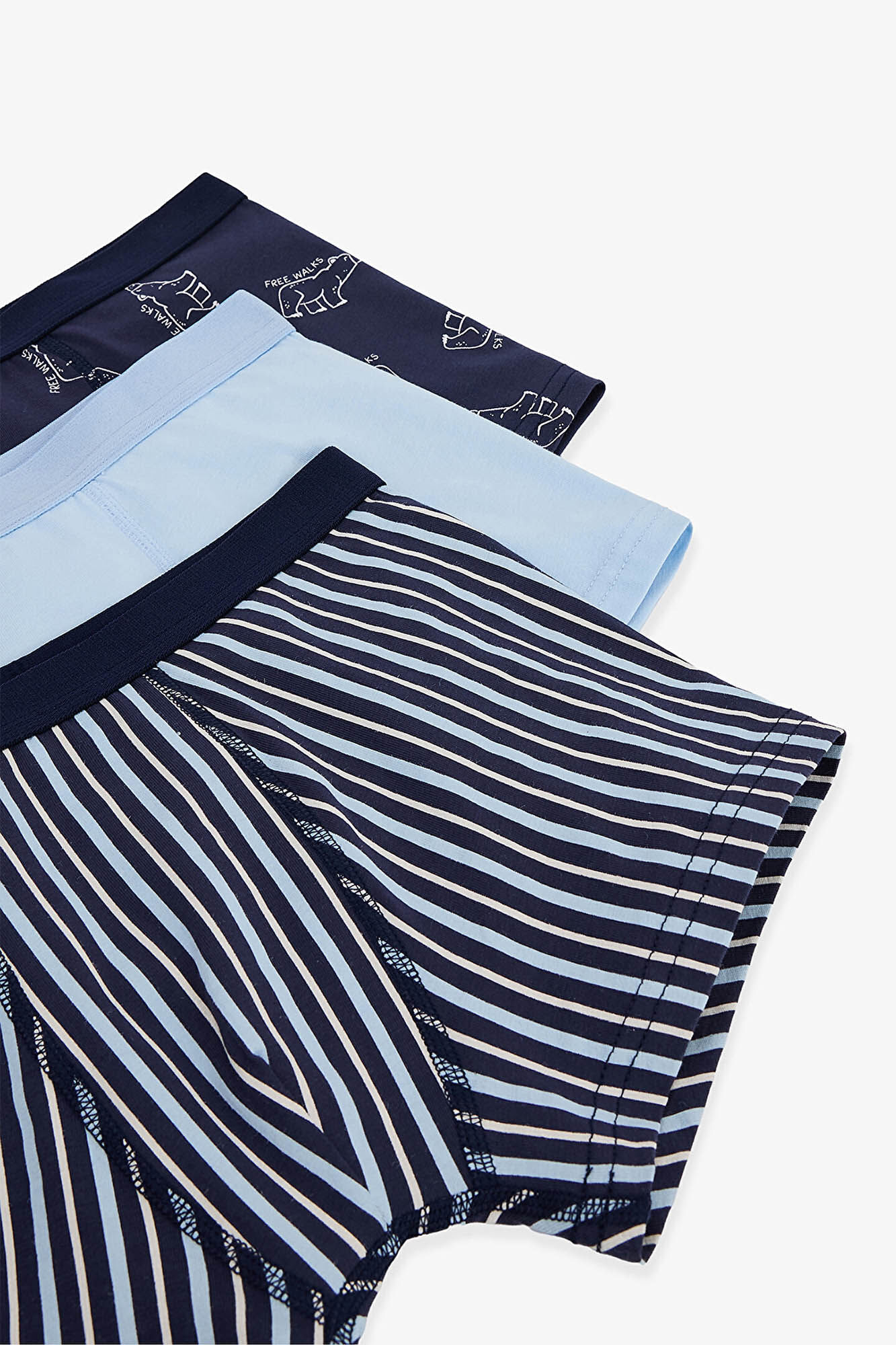 Penti Pack de 3 boxers de osos y rayas para ni&ntilde;o