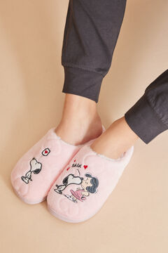 Disney Zapatillas Mujer - Zapatillas de Casa Minnie Stitch (36