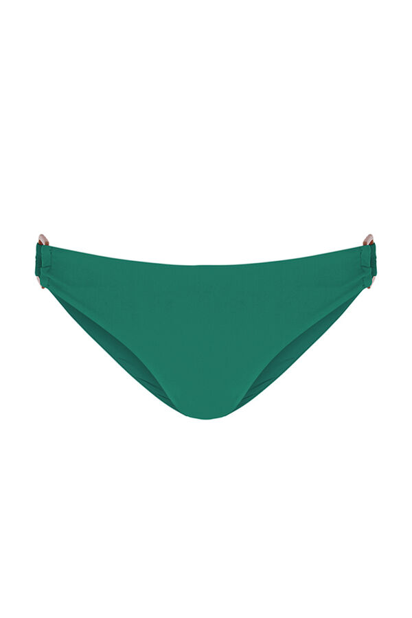 Womensecret Narančasti donji dio bikinija visokog struka koji oblikuje Zelena