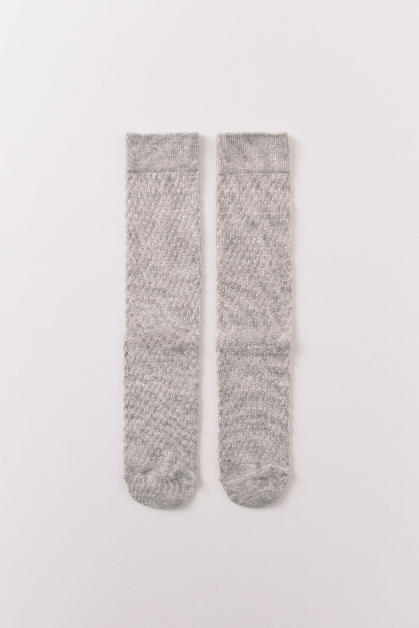 Women'secret Pink mesh long textured socks