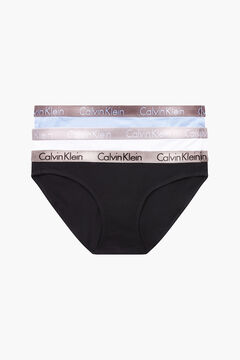 Womensecret Braguitas de algodón con logo de Calvin Klein estampado