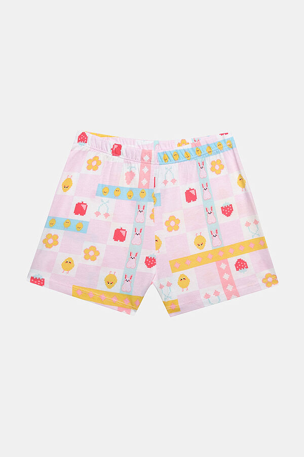 Womensecret Conjunto de pijama para niña, pack de 2 unidades estampado