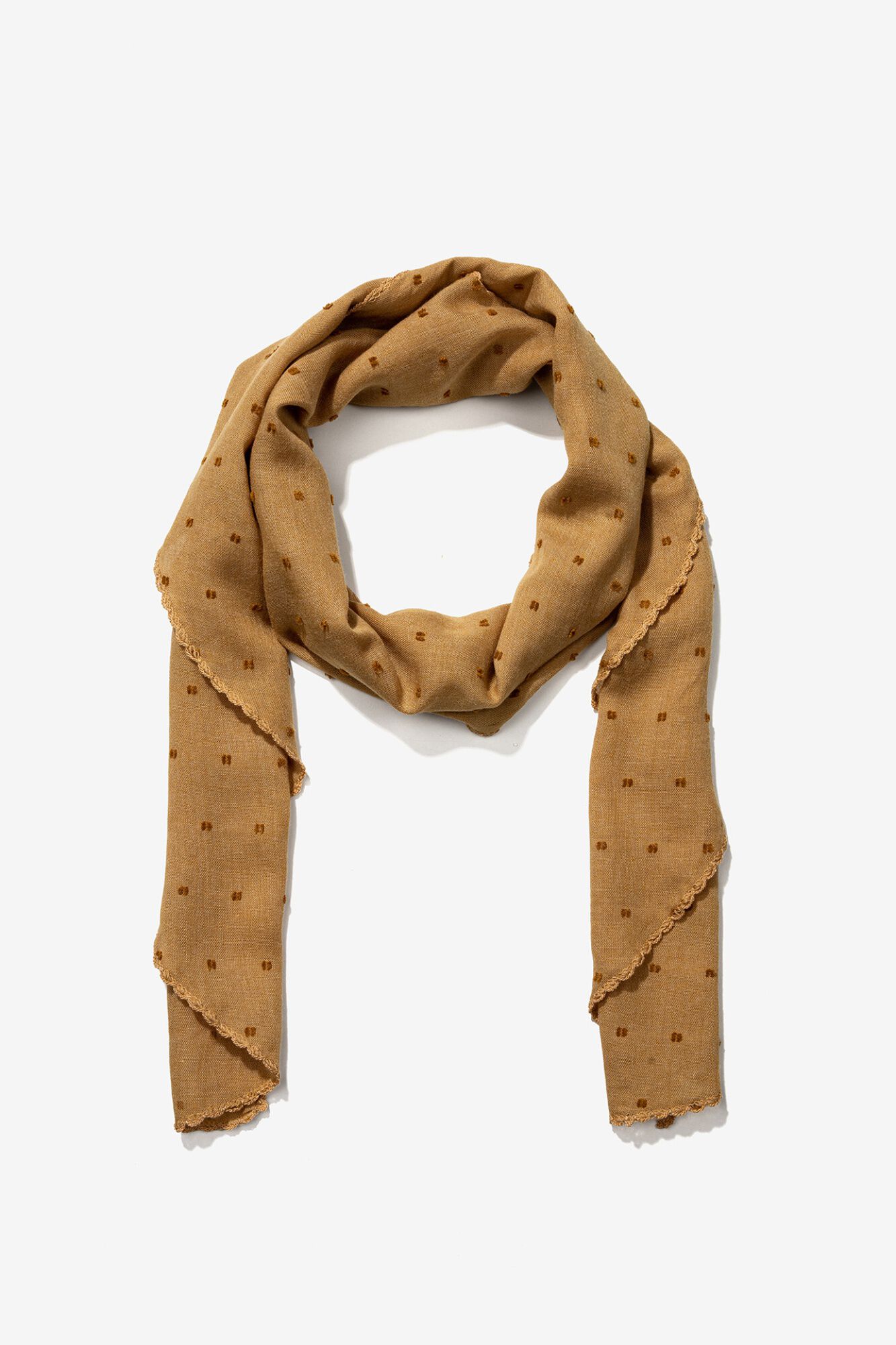 Vilanova Pa&ntilde;uelo triangular bordado