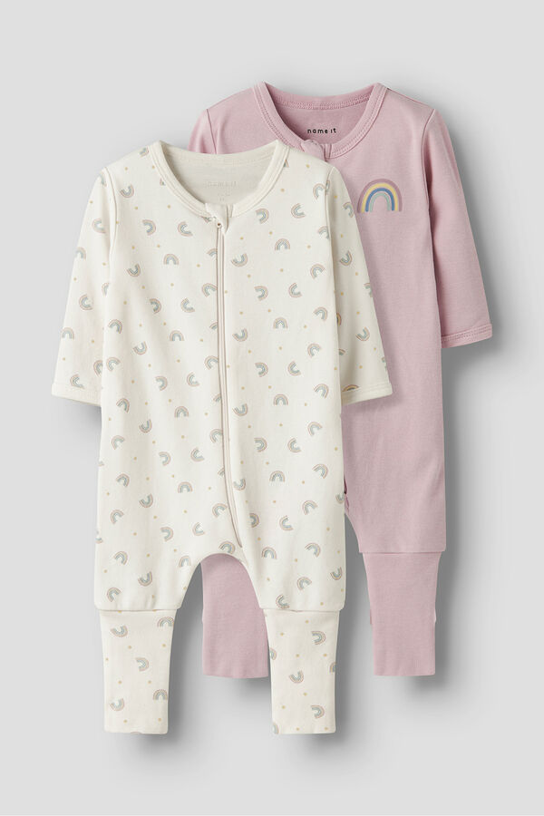 Name it Baby pajama set Weiß