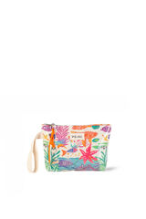 Kbas Plastic-coated canvas vanity case brown