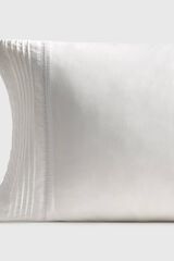 Textura Textured pillow case white