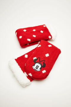 Womensecret Chaussette tricot Minnie rouge rouge