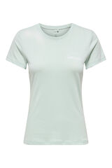 Only Play Cotton basic sports T-shirt szary