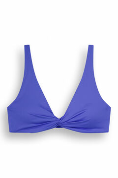 Womensecret Bikinitop Neckholder Knoten Blau Blau