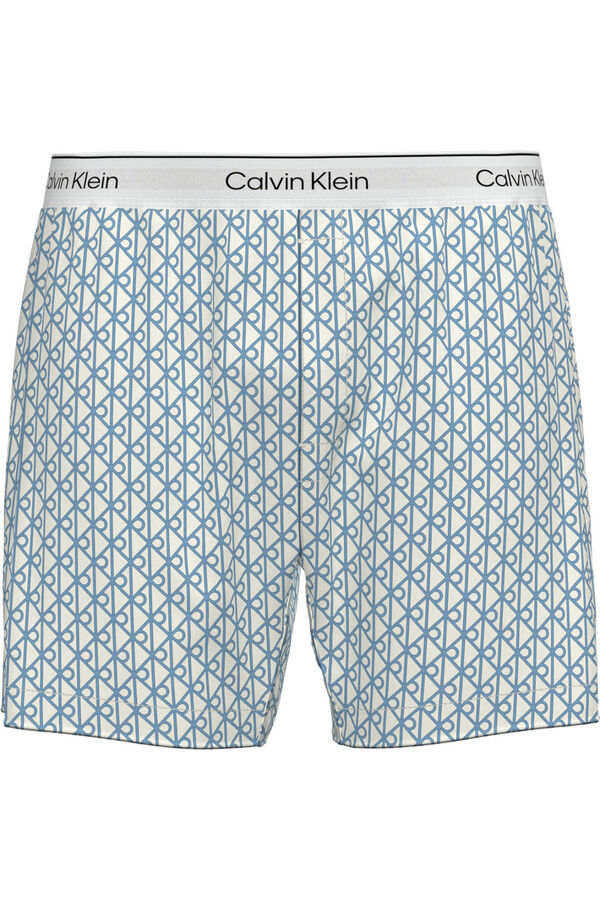 Calvin Klein Pantal&oacute;n corto pijama logo estampado
