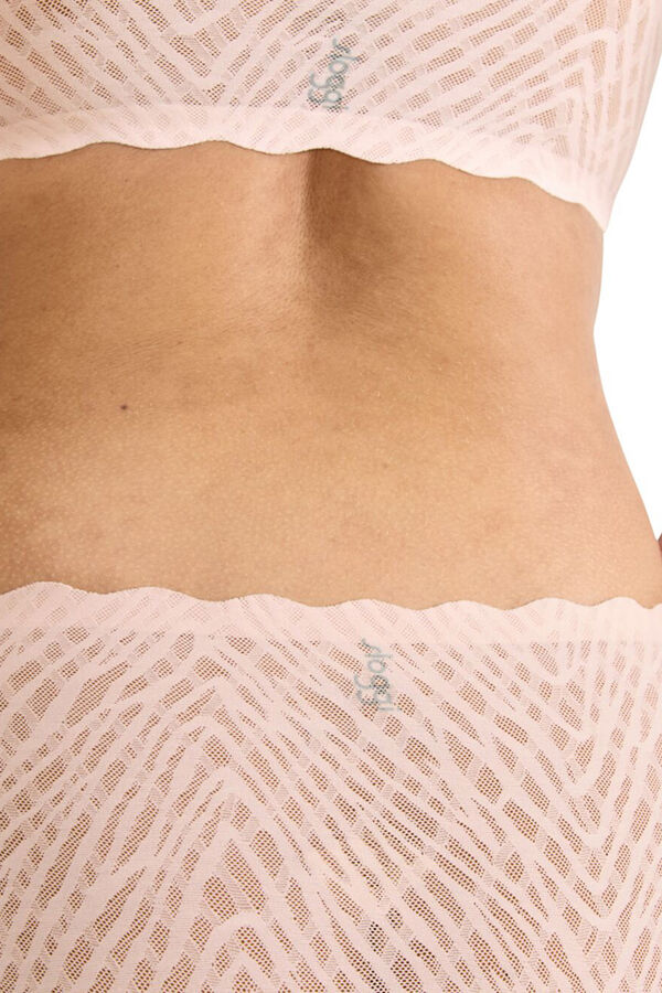 Sloggi Classic lace hip panty pink