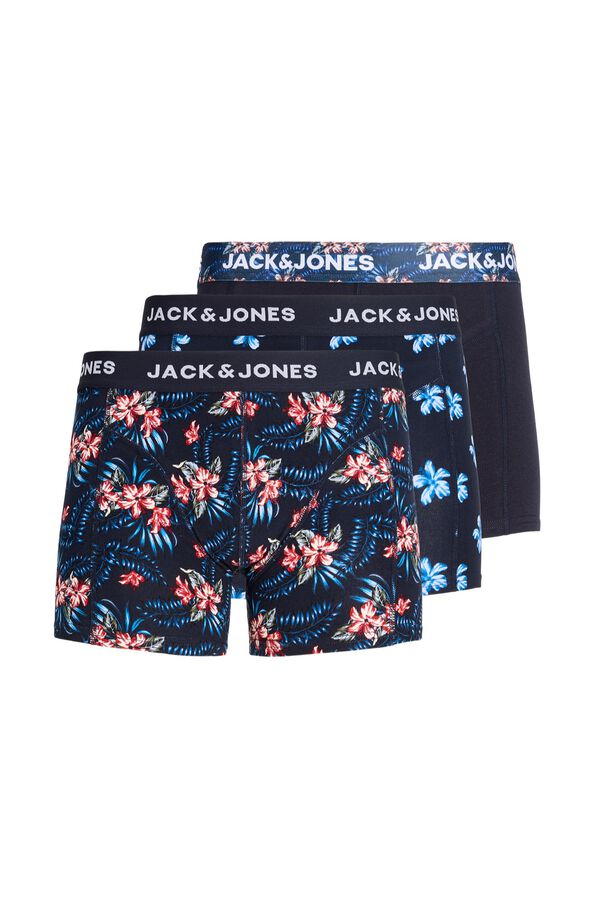 Jack & Jones Pack of 3 cotton boxers blue